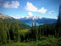 Garibaldi Mountain and Lake BC x 