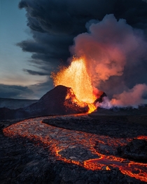 Geldingadalir Iceland Heres my favorite image of the Icelandic Volcano 