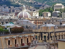 Genoa Italy Looking across the rooftops Photo credit to Belinda Fewings
