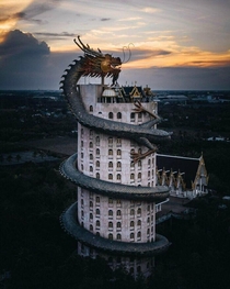 Giant Dragon Temple in Thailand