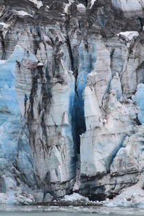 Glacial texture Glacier Bay AK 