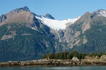 Glacial Waterfall in Southeast Alaska 
