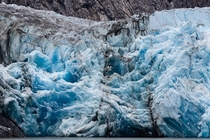 Glacier Blue IceAt Sawyer Glacier in Alaska 