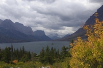 Glacier National park view of lake McDonald  x