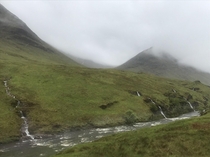 Glen Etive in Scotland close to where the Skyfall scenes were shot 
