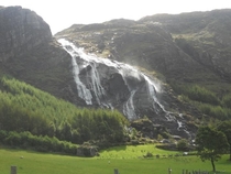 Gleninchaquin Park Waterfalls Kenmare Ireland 