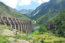Gleno Dam Vilminore di Scalve Italy