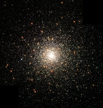 Globular star-cluster Messier  Picture taken by Hubble Space Telescope 