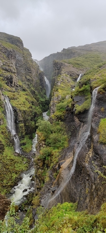 Glymur Waterfall Iceland 