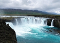 Goafoss Waterfall of the Gods Brardalur Iceland 