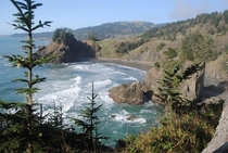 Gold Beach Oregon taken from the trail  x