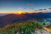 Good Morning Tyrol Berg Tyrol Austria Photographed by Harold van den Berge 