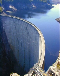 Gordon Dam in Tasmania Australia