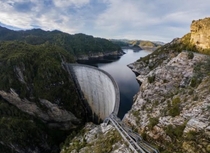 Gordon Dam Tasmania Australia It is the largest dam in Australia with a capacity of  million m of water