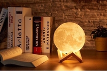 Got a moon lamp to bring some space home