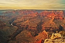 Grand Canyon Arizona- SRim at sunset 