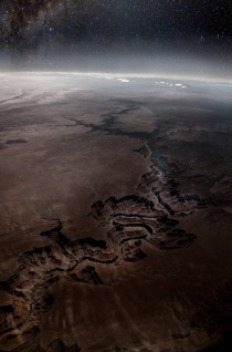 Grand Canyon as seen from space 