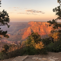 Grand Canyon at sunset Grand Canyon was the first National Park stop out of seven for me on a recent van trip Absolutely stunning views at every turn 