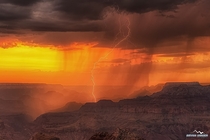 Grand Canyon lightning by Bryan Snider 