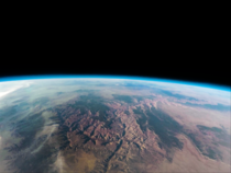 Grand Canyon National Park seen from the edge of space 