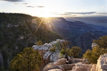 Grand Canyon Western Rim sunset 