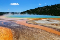 Grand Prismatic Spring in Yellowstone National Park 