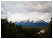 Grand Teton Wyoming on my medium format film 