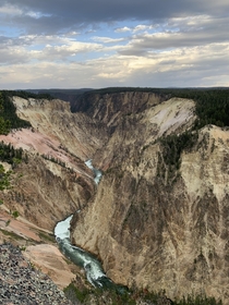 Grand View  Grandy Canyon of the Yellowstone 