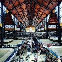 Great Market Hall in Budapest Hungary 