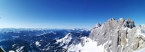 Great view from the Dachstein in Styria Austria  x