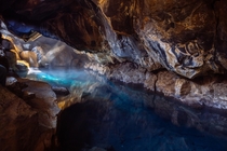 Grjtagj Cave in Iceland 