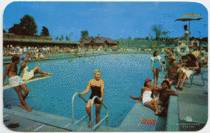 Grossingers Hotel Resort Pool in the Catskills NY Before and After