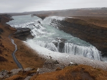 Gulfoss waterfall Iceland 
