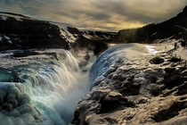 Gullfoss Waterfall Hvt river Iceland 