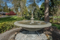 Gushing Fountain in Normandy Park Washington 