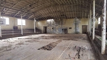 Gymnasium in McAdoo Texas Abandoned since 