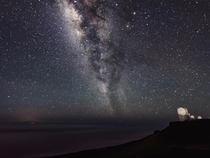 Haleakala Observatory atop a volcano 