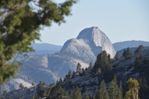 Half Dome and Subdome in Yosemite taken from Olmsted Point 