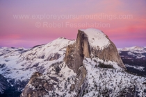 Half Dome at Sunset  Yosemite National Park  