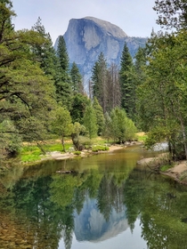 Half Dome from an angle you do see often Yosemite NP CA OC x