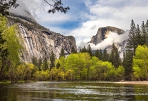 Half Dome from the Merced River  x