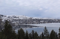 Half Frozen Kalamalka Lake Coldstream BC 