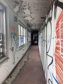 Hallway of an abandoned WonderBread Factory