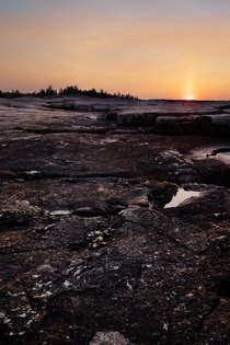 Hazy Sunrise - Acadia National Park - Maine 