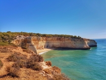 Hidden beaches in Algarve Portugal 