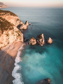 Hidden turquoise beach PORTUGAL 