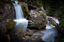 Hidden waterfall near Crested Butte Colorado USA 