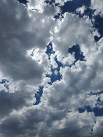 High desert clouds over Bodie CA 