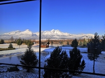 High Tatras from my window