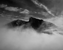 Hiking through the clouds Vorarlberg Austria 